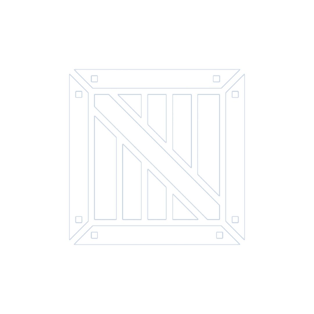 Icon of a storage box – symbol for extra-large storage space with 16 to 18 square meters.