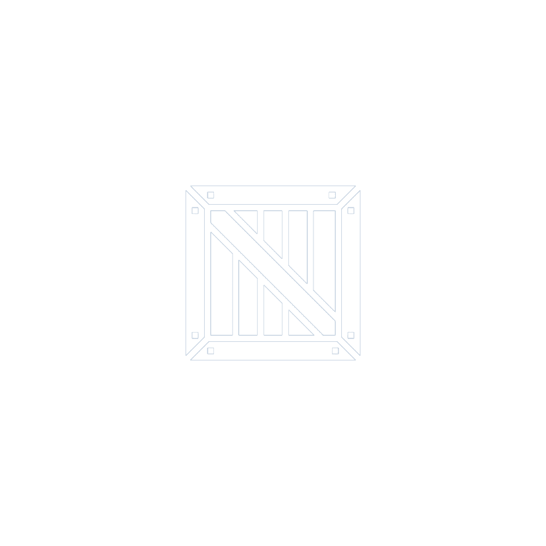 Icon of a storage box – symbol for small storage space with 7 to 9 square meters.