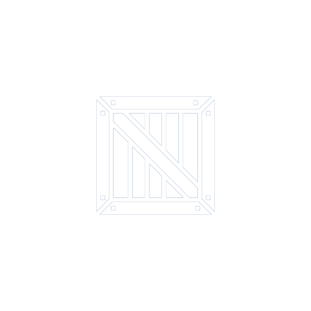 Icon of a storage box – symbol for medium storage space with 10 to 12 square meters.