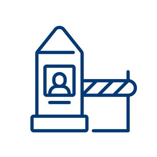 Icon customs clearance – symbol for support with completing customs formalities