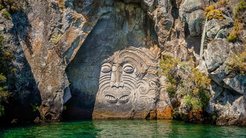 Sculpture over water