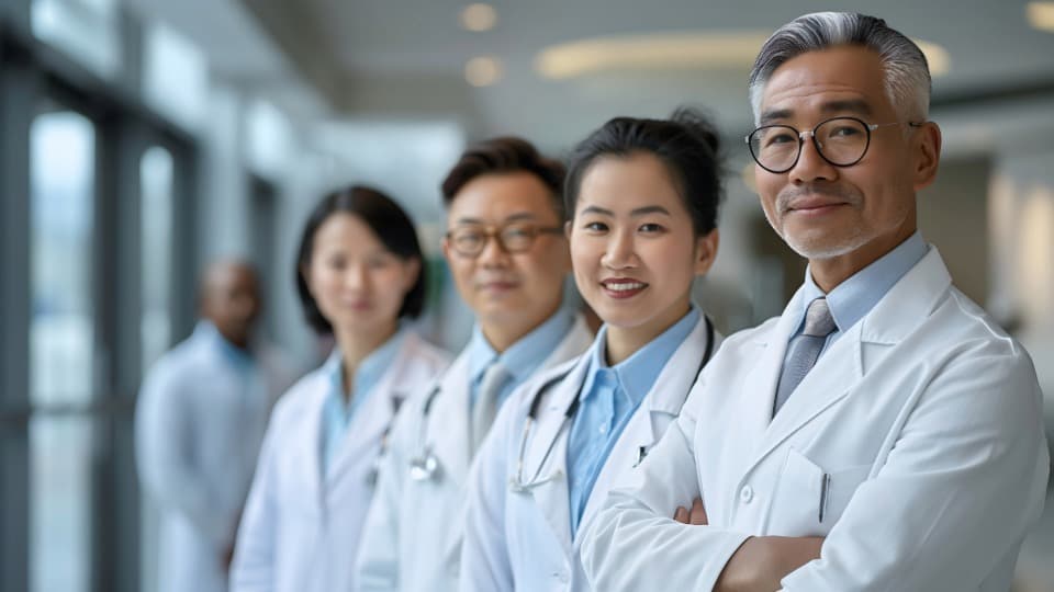 Healthcare in Vietnam for Expats - Several doctors smile at the camera