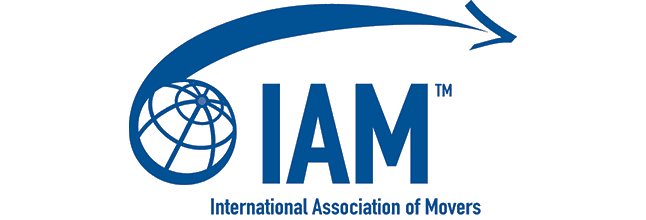 Logo of the International Association of Movers (IAM) – global association for moving and relocation services