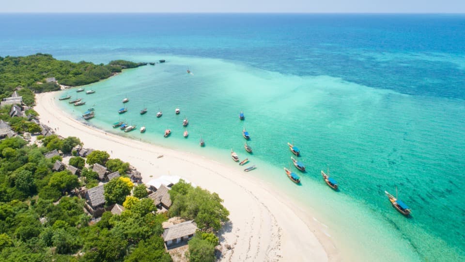 Safety for Expats in Tanzania - Aerial View of Zanzibar